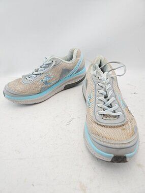 Gravity Defyer Women's Beige/Blue Walking Shoes Size 9